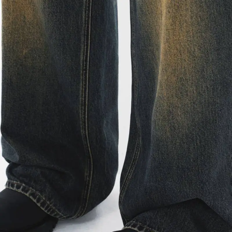 Fashionable Washed Jeans-5