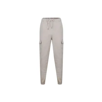 Casual Plain Cotton Blended Fabric Sports Pants