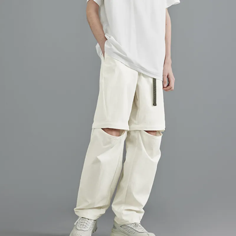 Basics Simple 100% Nylon Casual Pants-6