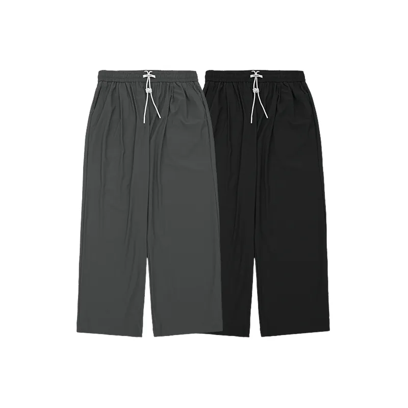 Casual Simple Nylon Sports Pants-5