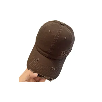 Washed Loose Peaked Cap