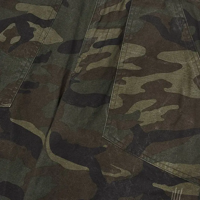 Street Loose Cotton Cargo Pants-4