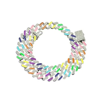 New Full Diamond Stitching Necklace