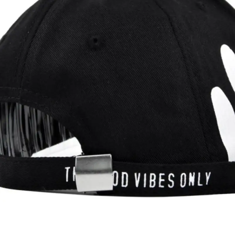Simple Print Peaked Cap-2