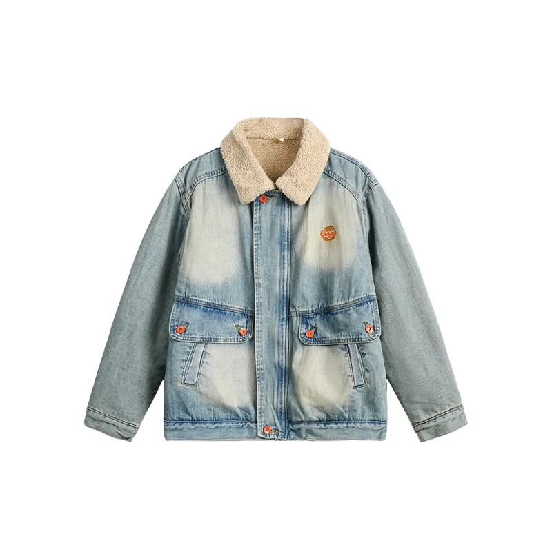 New Lambswool Denim Fashion Coat-0