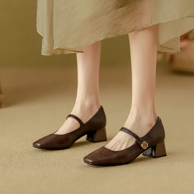 Retro Fashionable Mary Jane Shoes-2