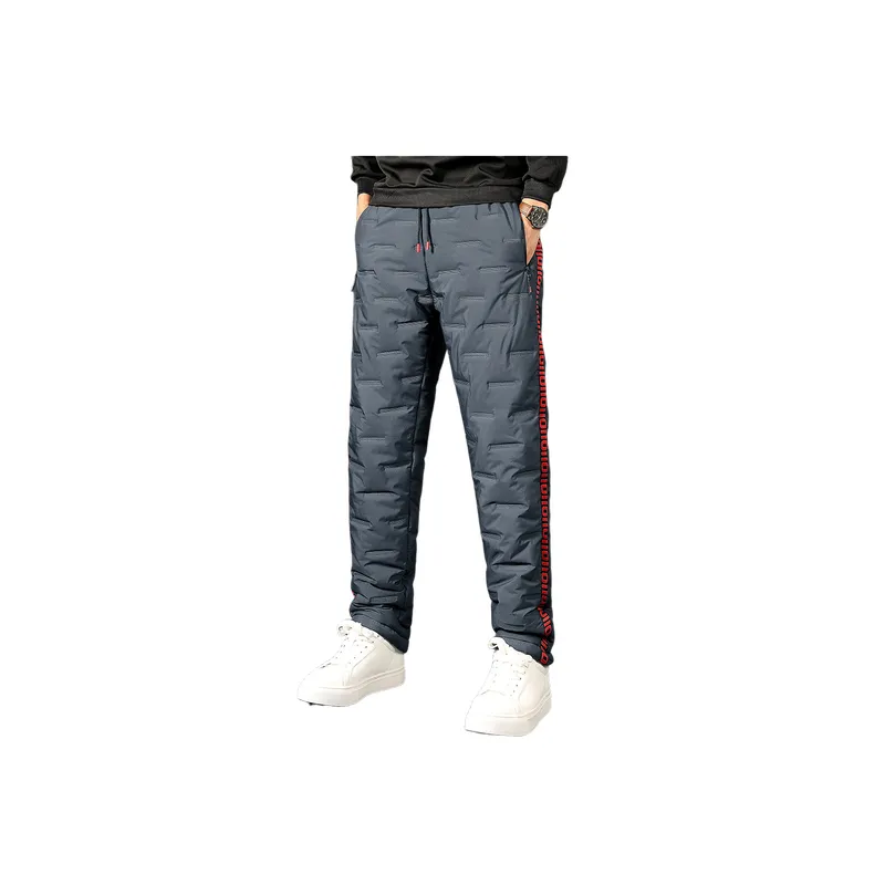 Simple Loose Cotton Blended Fabric Casual Pants-4