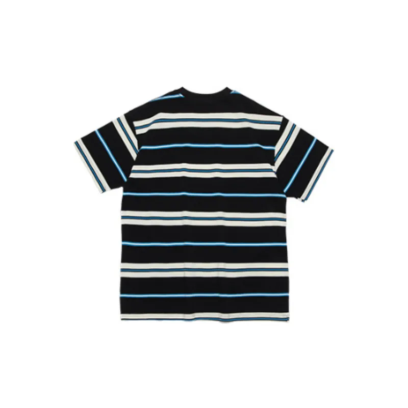 Vintage Contrast Striped T Shirt-6
