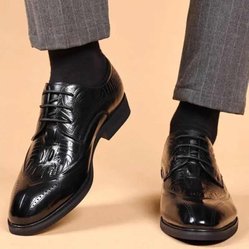 Simple Plain Dress Shoes-4