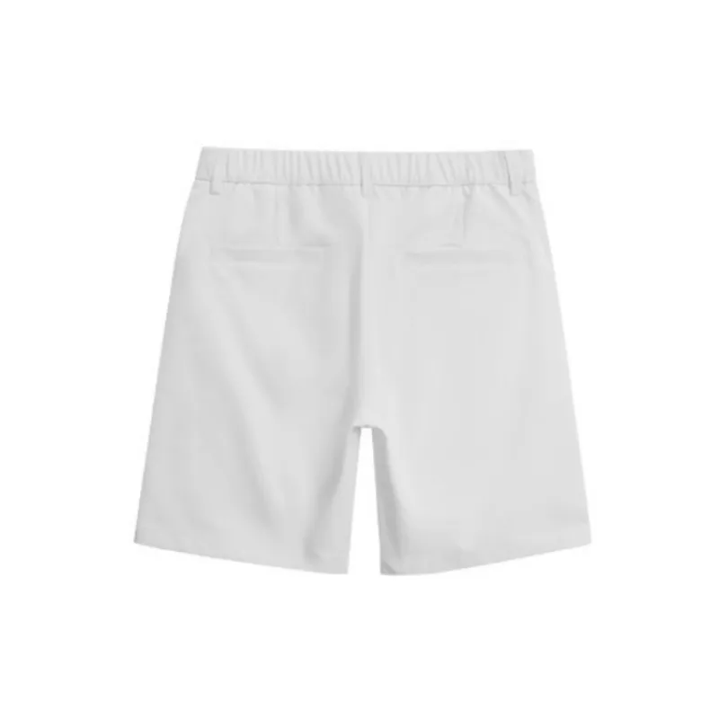 Business Simple Polyester Casual Shorts-5