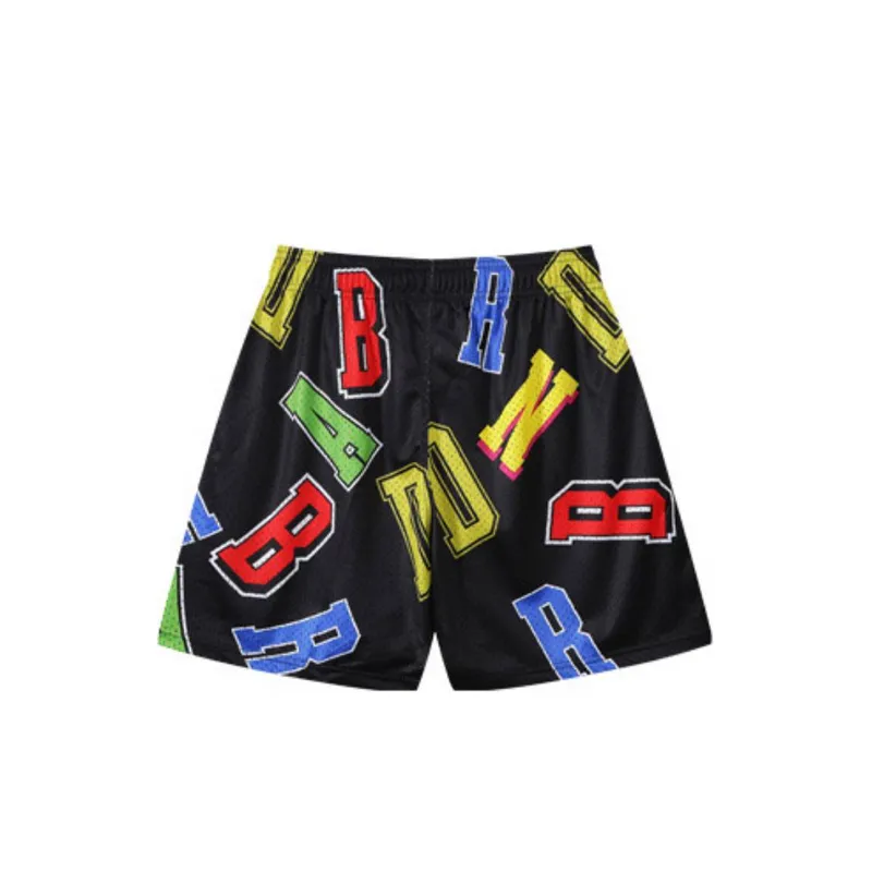 Graffiti Breathable Double Layer Shorts-3