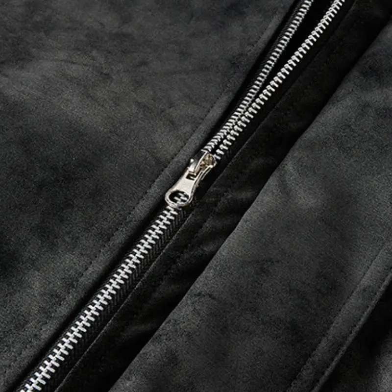Retro Distress PU Jacket-8