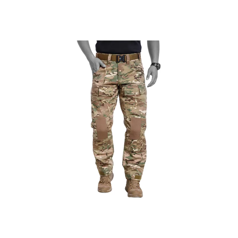 Casual Retro Polyester Cotton Cargo Pants-5