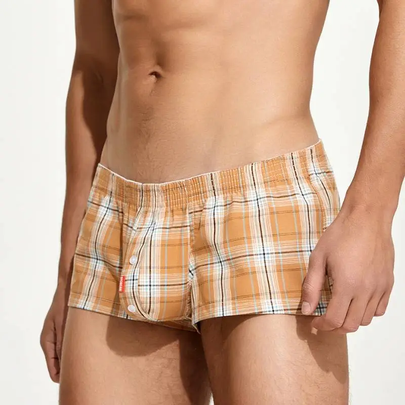 Basics Plaid Underpants-4