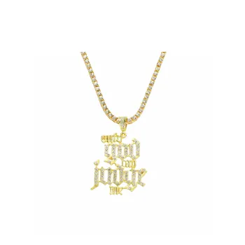 Trendy Letter Pendant Necklace