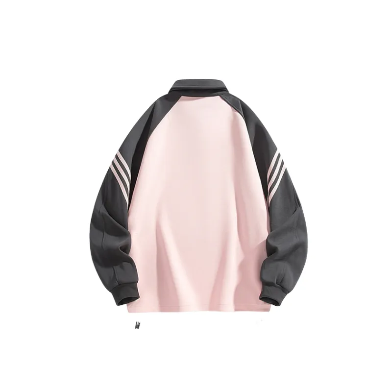 Casual Striped Polyester Sweatshirt-7