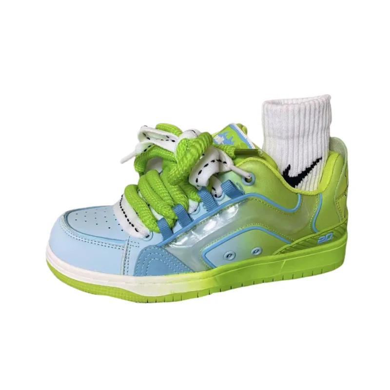 Trendy Brand Gradient Sports Sneakers