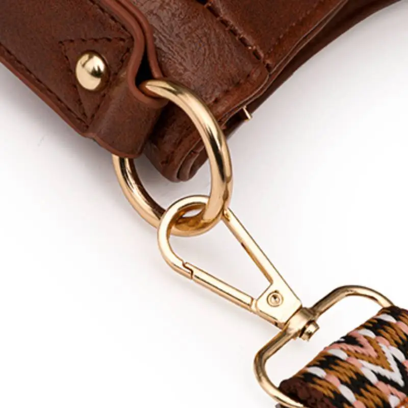 Retro Plain Crossbody Bag-6