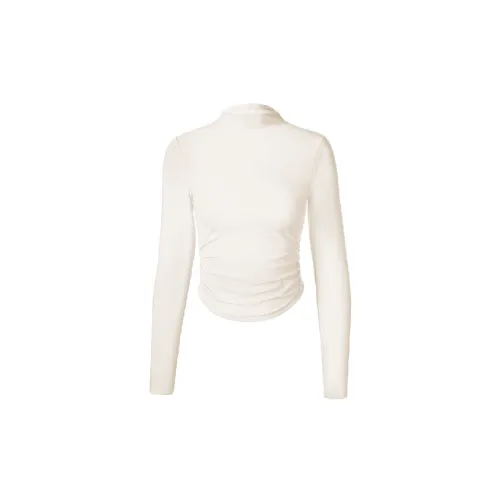 Fashionable Sporty Blended Synthetic Fabrics T Shirt Women