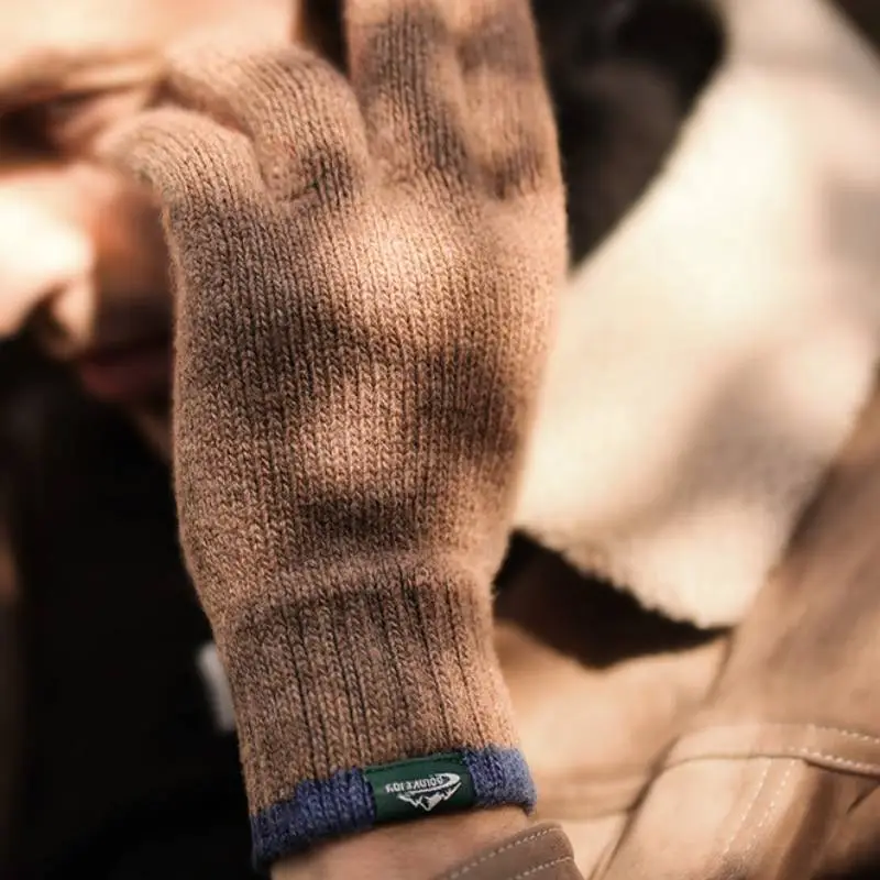 Casual Basics Knit Gloves-3