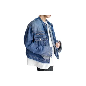 Retro Cropped Denim Jacket