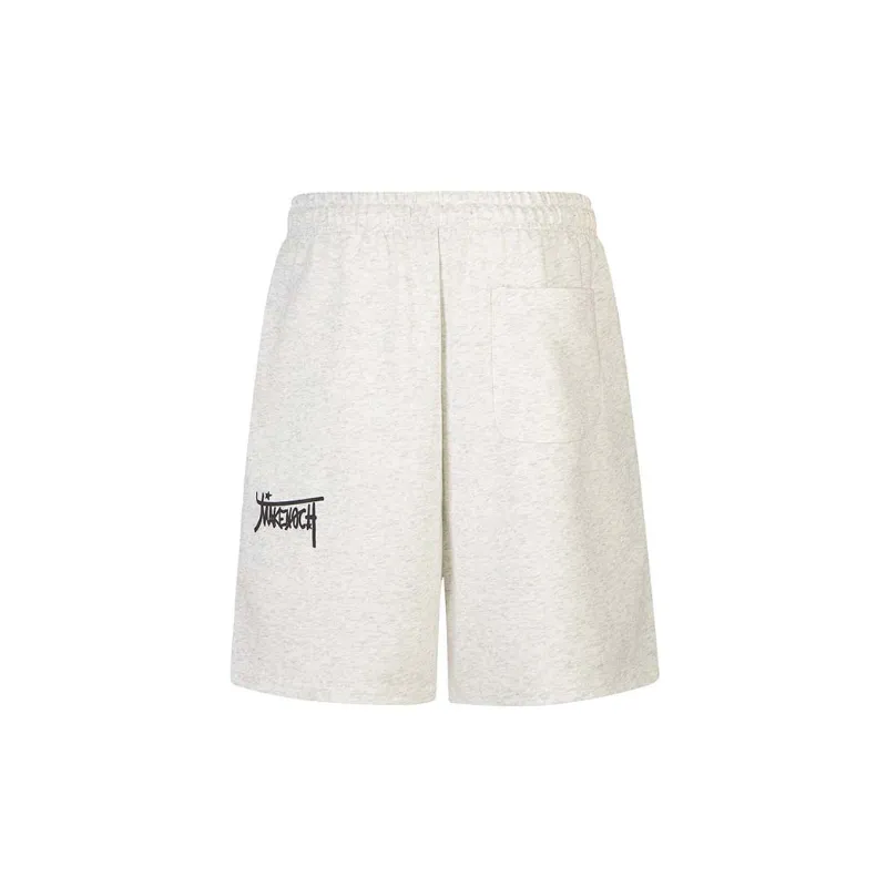 Loose Casual Versatile Letter Print Sports Shorts-9