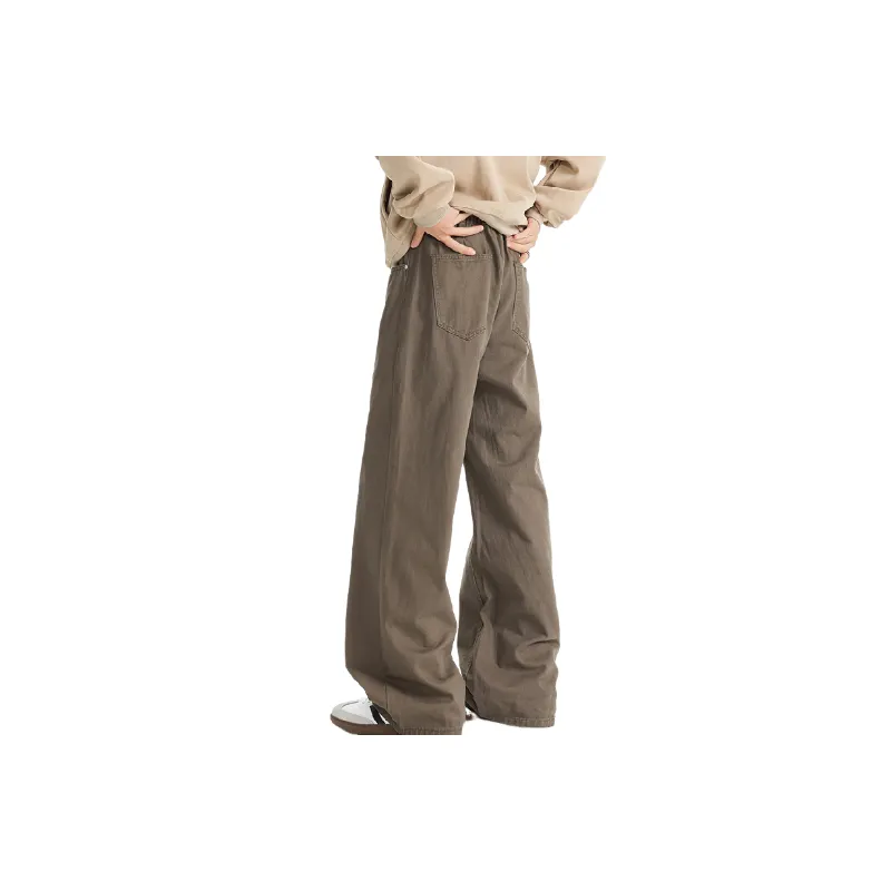 Fashionable Simple Cotton Casual Pants-1