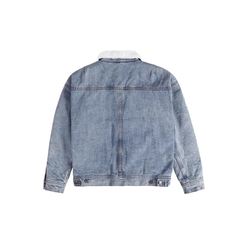 Silhouette Shoulder Denim Coat-1