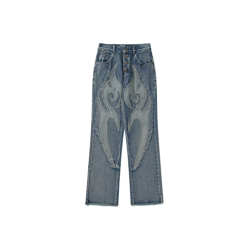 Fashionable Simple Jeans-0