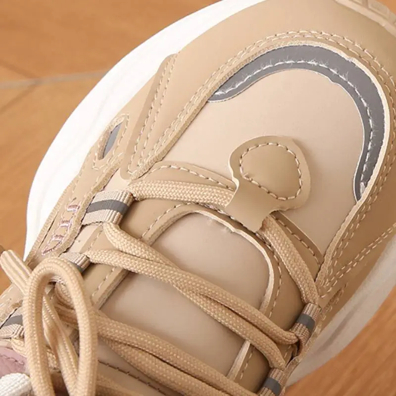Casual Plain Chunky Sneakers-15
