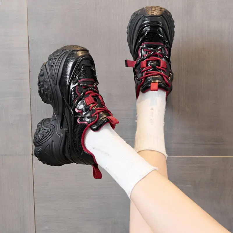 Casual Sporty Chunky Sneakers-9