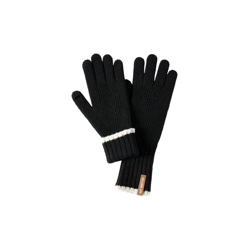 Basics Simple Knit Gloves-10