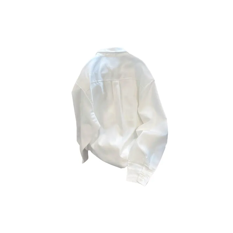 Ruffian Long Sleeve Vintage Stitching Shirt swag OOTD-1