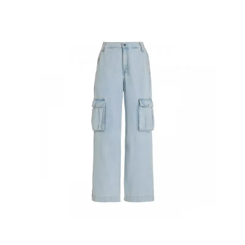 Casual Straight Leg Jeans-0