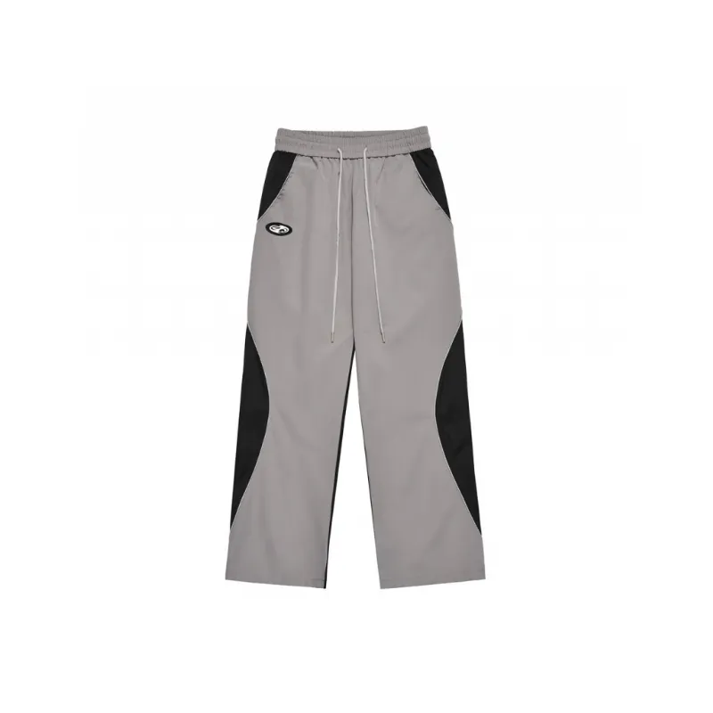 Sports Loose Blended Synthetic Fabrics Casual Pants-0