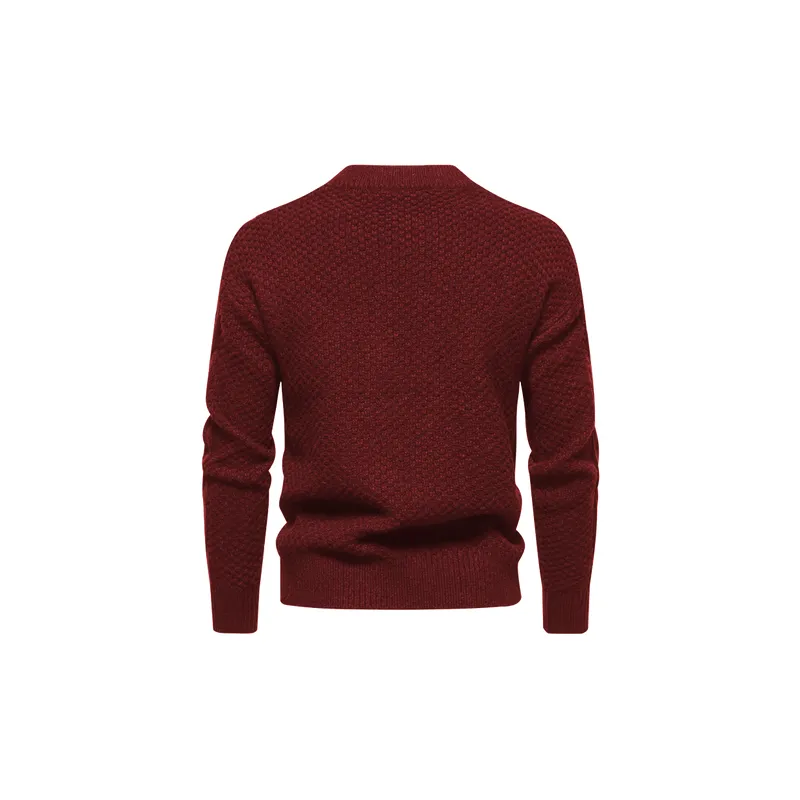 Plain Casual Sweater-1