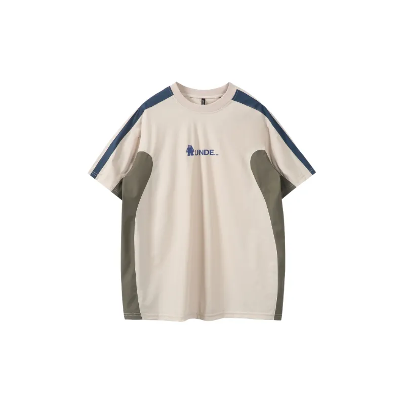 Sporty Retro Nylon T Shirt Unisex-4