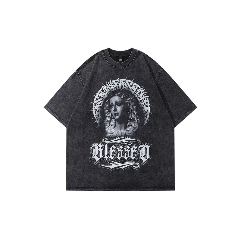 Vintage Washed Short Sleeved T Shirt