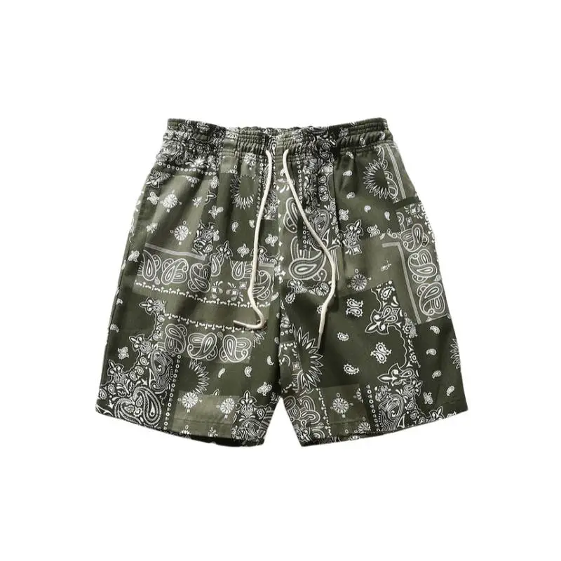 Cashew Flower Retro Hip Hop Sports Pants-4