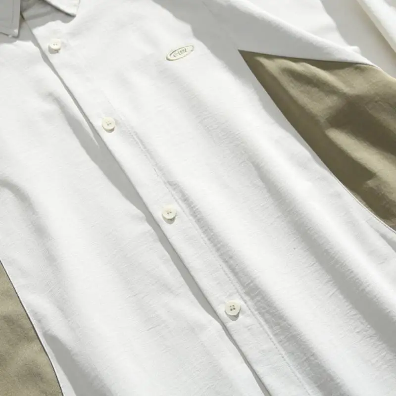 Loose Casual Cotton Blended Fabric Shirt Unisex-2