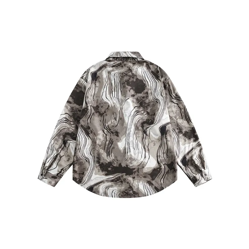 Ink Full Print Drop Textile Shirt-1