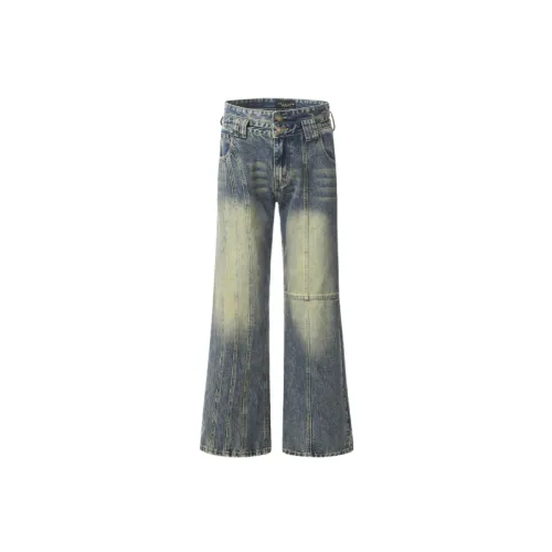 Retro Distress Jeans