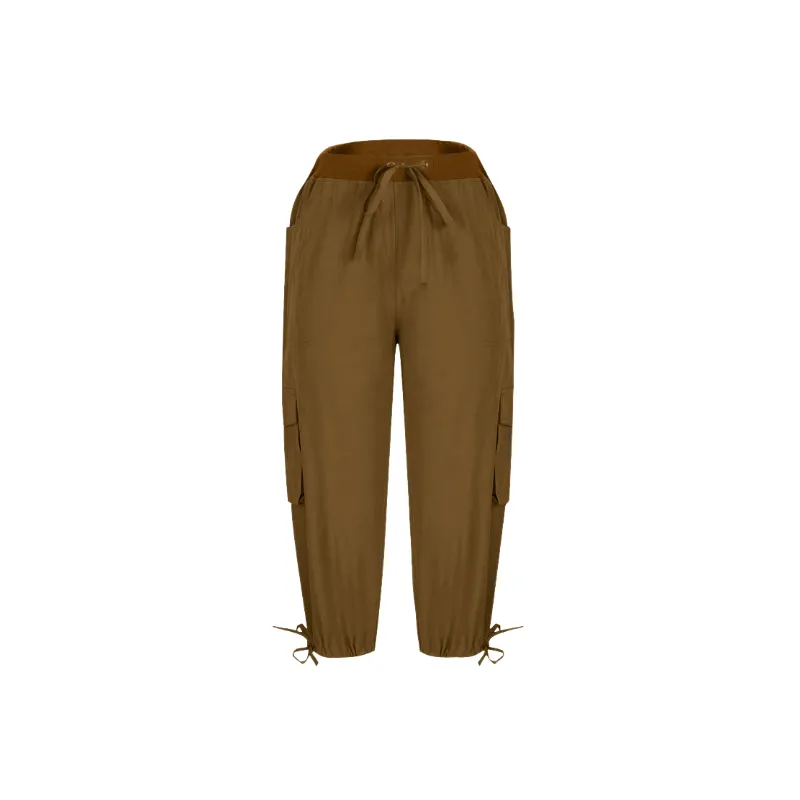 Sporty Casual Cotton Sports Pants Women-12