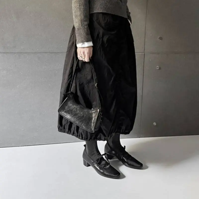 Simple Plain Mary Jane Shoes-5