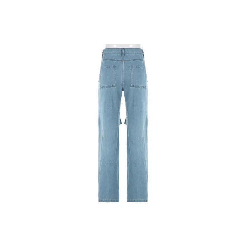 Fashionable Simple Jeans-1