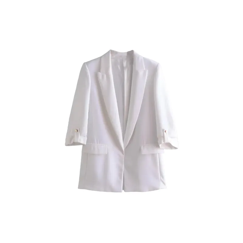 Retro Casual Polyester Business Suit Women-0