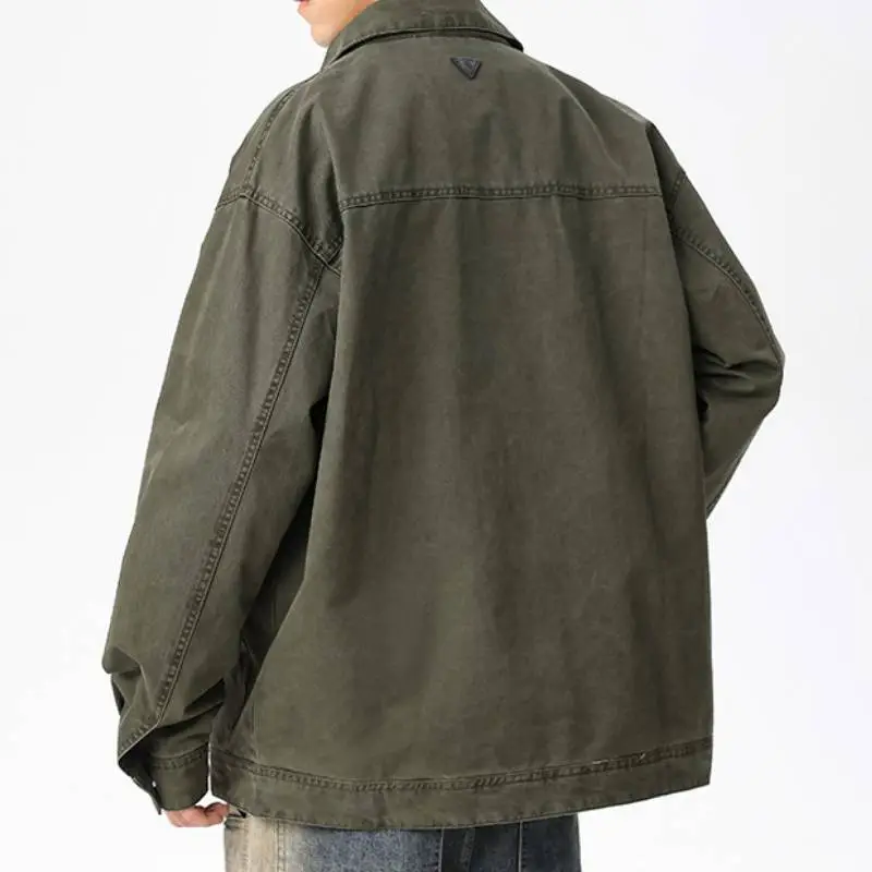 Fashionable Zipper Cotton Jacket-2