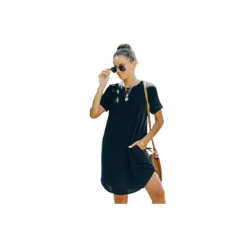 Fashionable Casual Cotton Dress Women
