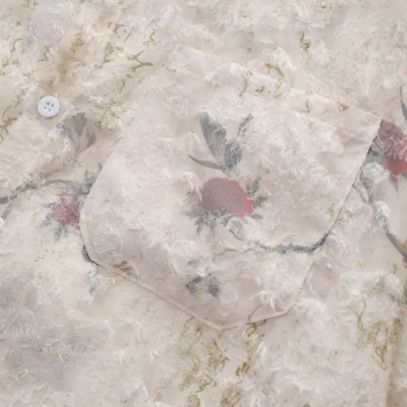 Retro Butterfly Loose Shirt-13