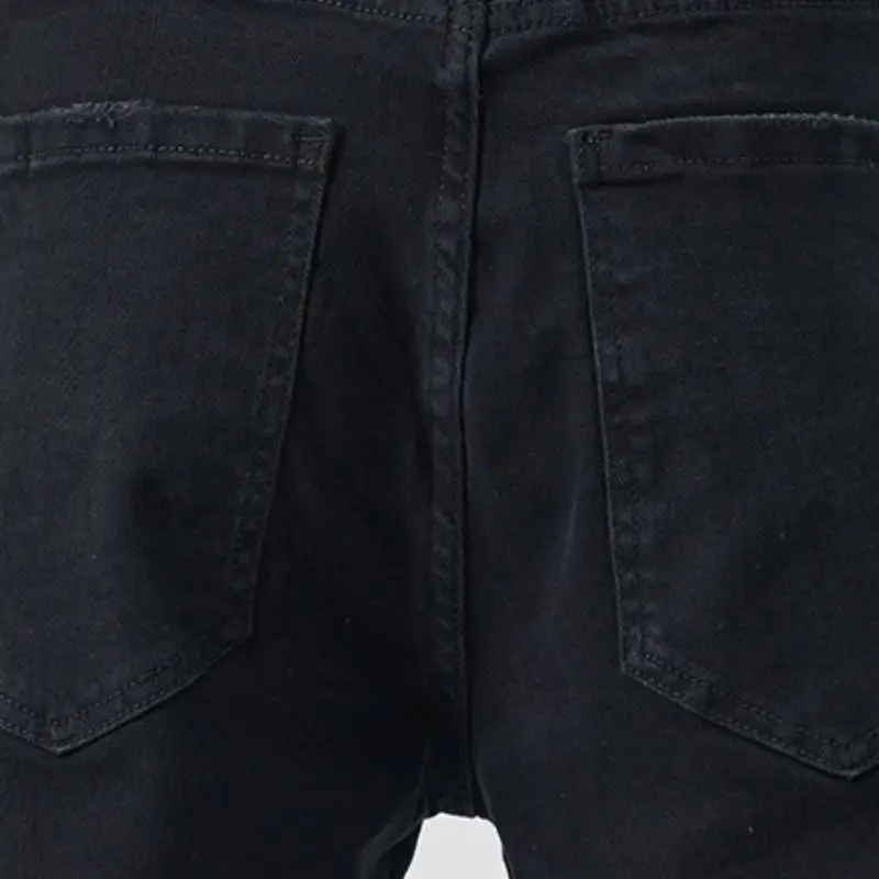 Basics Loose Denim Casual Pants-4
